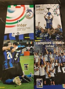 Raro Lotto 4 Folder Filatelici Inter Campioni D'Italia dal 2007 al 2010 - Foto 1 di 7