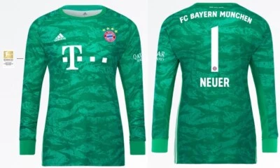 Trikot Kinder Adidas FC Bayern München 2019-2020 Torwart Home | Heim - Neuer 1 - Bild 1 von 4