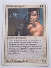 Magic The Gathering💎Veteran Bodyguard💎1994 Deck Master Revised Edition🌟WOTC🌟