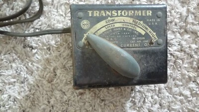 LOUIS MARX TOYS VINTAGE TRANSFORMER CAT.NO. 1549 UNTESTED - Image 1 of 4