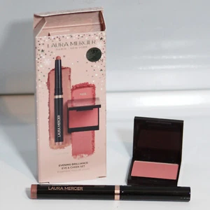 Set regalo Laura Mercier 2 pezzi brillantezza sera caviale e blush rosa* nuovo con scatola - Foto 1 di 1