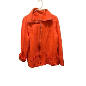 Women's LizWear Liz Claiborne Zip Up Lightweight Activewear Jacket Size 2x - Picture 1 of 3