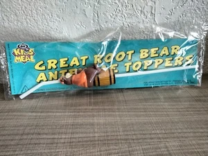 NOS 2001 A&W Root Beer Great Bear Antenna Topper ~ Straw Kids Meal Toy Premium - Picture 1 of 8