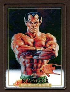 2024 Upper Deck UD Skybox Marvel Masterpieces '92 Platinum Plexi #57 Namor - Imagen 1 de 2