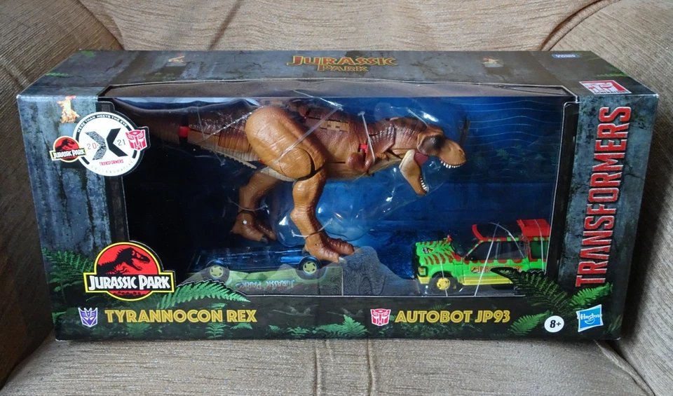 Hasbro Jurassic Park X Transformers 2021 Tyrannocon Rex Autobot JP93 unopened - Image 1 of 4