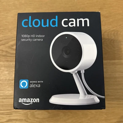 Amazon Cloud Cam B01C4UY0JK Indoor Security Camera - White - Image 1 of 3