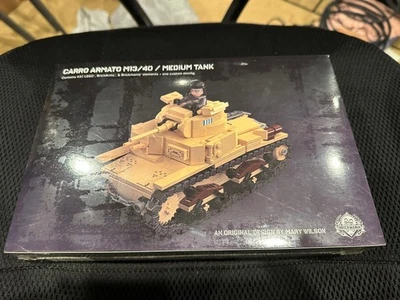 New Sealed Brickmania Carro Armato M13/40 WW2 Italian Medium Tank LEGO Africa - Image 1 of 4