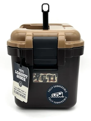 YETI LoadOut GoBox 15 • Marrón Humedales (Color Limitado) • Nuevo con Etiquetas • Estuche de Equipo Resistente Foto 1 de 4