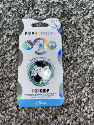 Popsockets DISNEY Mickey Mouse Peace Out CLASSIC New Retro Grip Stand Popgrip - Image 1 of 3