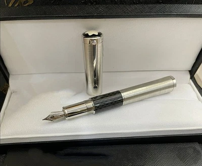 Perfect Gandhi Series Steel-Black Color Fountain Pen No Box - Image 1 of 4