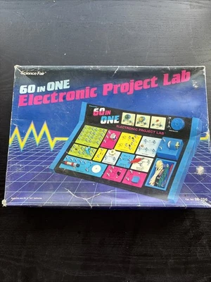 Vintage Science Fair 60 in One Electronic Project Lab  - Image 1 of 4