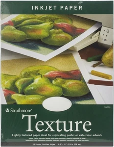 Strathmore Ink Jet Papier Textur 8,5"X11" -25 Blatt 597010 - Bild 1 von 2