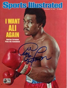 George Foreman Signed Magazine Boxing Sports Illustrated 12/15/1975 BAS 50700 - Picture 1 of 2