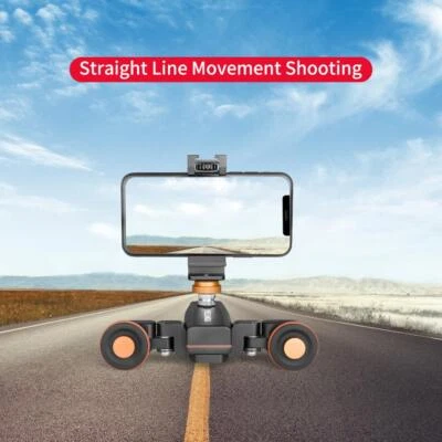 Motorisierter Autodolly Track Slider mit Fernbedienung für DSLR Kamera Telefon - Bild 1 von 4