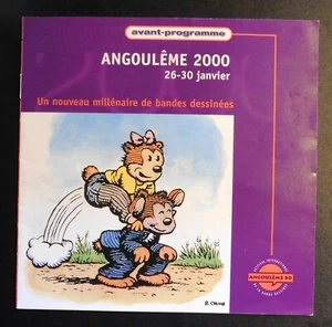 Avant Programme SALON d'ANGOULÊME 2000. Livret 8 pages, illustration CRUMB - Picture 1 of 1