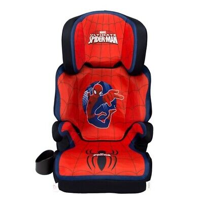 Kids Spiderman Booster Car Seat 2 In 1 Converts Cup Holder Safety Baby High Back • 203.77$