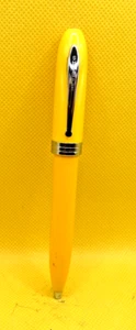 Sheaffer Vintage Cap Action Yellow Ball Pen NEW - Picture 1 of 3