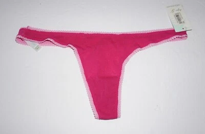 NUEVO Ongossamer Malla tiro bajo Cadera G-tanga Panty 3522 Rosa M/L Foto 1 de 2
