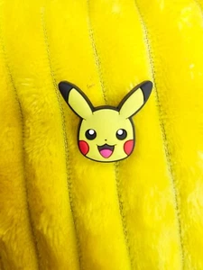 PIkachu Face Pokemon Shoe Crocs Charm - Picture 1 of 1