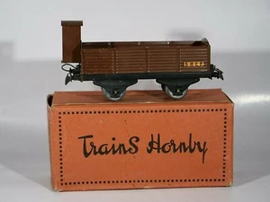 Hornby France wagon Tombereau Vigie guérite en O peu joué en boîte - Imagen 1 de 7