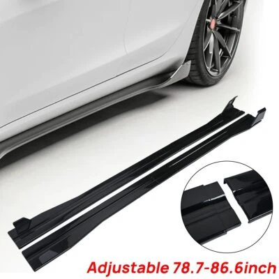 For Kia K5 GT GT-line 2020-25 Gloss Black Side Skirts Rocker Panel Lip Splitter Foto 1 de 4