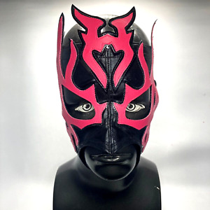 Women's Hiedra Semi Profesional Grade Wrestling Lucha Libre Mask Black Pink