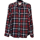 Filson Scout Plaid Flannel Button Up Down Shirt Sz S Red Black White 20049628