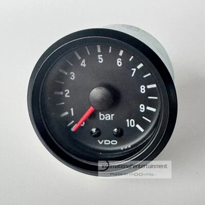 VDO MANOMETER mechanischer  DRUCKANZEIGER  0- 10 bar   PRESSURE GAUGE - Bild 1 von 4