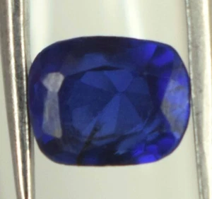 Cushion 2.75 Ct Brazilian Blue Maxixe Beryl Natural Gemstone Certified C5699 - Picture 1 of 7