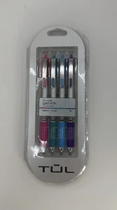 Plumas de gel retráctiles serie TUL GL rosa brillante azul azulado púrpura punta fina de 0,5 mm - Imagen 1 de 2