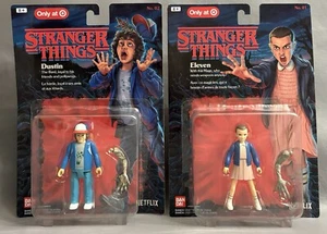 Stranger Things Eleven & Dustin Action Figures w/ Demogorgon BAF 2021 - Picture 1 of 11