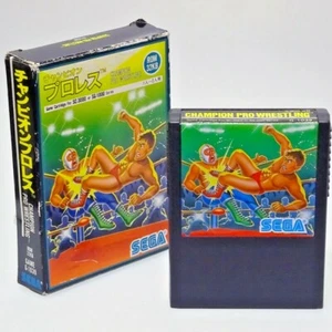 CHAMPION PRO WRESTLING SEGA SC-3000 Japan Import SG-1000 markIII Boxed used - Picture 1 of 2