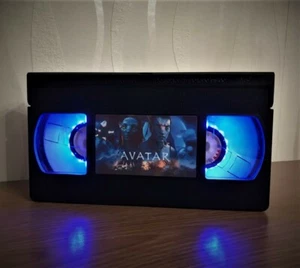 Avatar Disney Movie VHS Night Light, PlayStation Computer Game, Desk Lamp, Kids - Picture 1 of 12