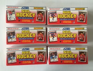 1990-91 Score zweisprachige Version Hockey fabrikversiegeltes Set - 6 Stück - #P100521A - Bild 1 von 3