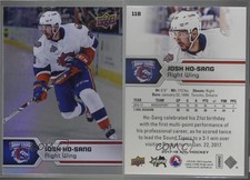 2017-18 Upper Deck AHL SPs Rainbow Foil Josh Ho-Sang #118 Rookie RC
