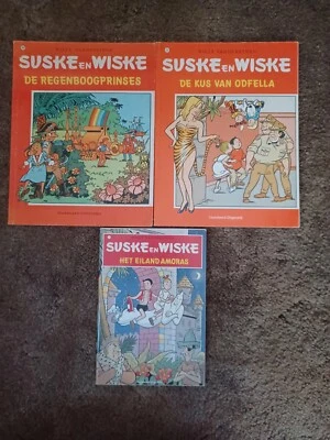 3 Suske En Wiske Dutch Books Willy Vandersteen Paperbacks Fiction Comic... - Image 1 of 4