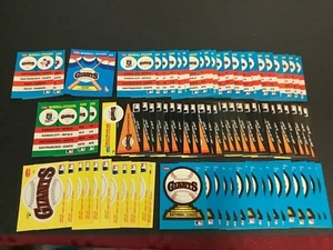 Lote de 82 pegatinas de los Gigantes de San Francisco de los años 80 y 90 estado antiguo/nuevo - Imagen 1 de 1