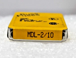 NIB/NOS -  Buss MDL-2/10  2.8A 250V Time Delay (Slow Blow) Glass Body Fuse - Picture 1 of 5