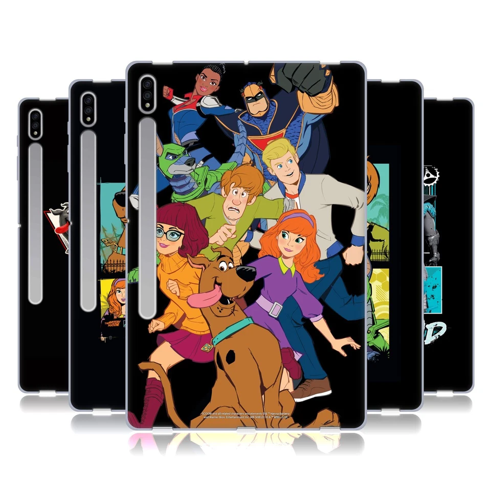 Scoob oficial! FUNDA DE GEL SUAVE SCOOBY-DOO GRÁFICOS DE PELÍCULAS PARA TABLETAS SAMSUNG 1 Foto 1 de 4