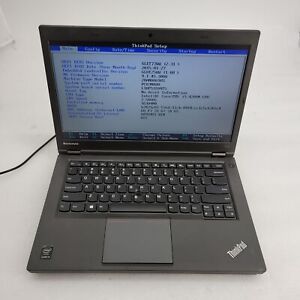 LENOVO ThinkPad T440p Core i5-4200M 2.50GHz 16GB RAM No HDD 14" **Boot to Bios