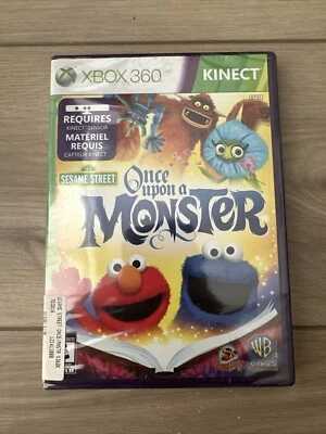 Sesame Street: Once Upon a Monster (Microsoft Xbox 360 KINECT, 2011) NEW SEALED - Image 1 of 4
