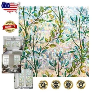 Flexible 3D Glass Sticker - Window Privacy Film for Home & Office Heat Control - Picture 1 of 8