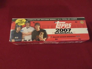 2007 Topps Baseball Cards Box Factory Sealed Complete Set Series 1 2 total 661  - Picture 1 of 6