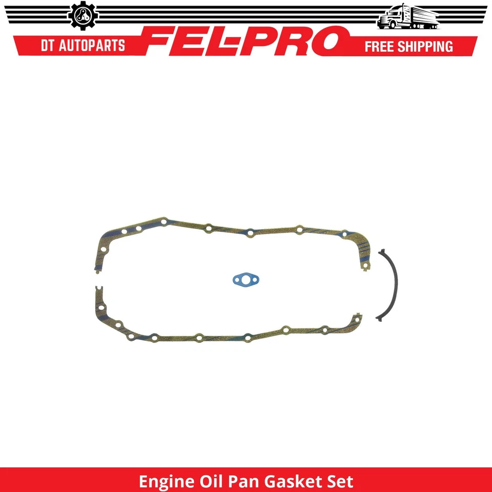 For 1970-1972 Buick GS 455 7.5L V8 Engine Oil Pan Gasket Set Fel-Pro 1971 - Image 1 of 1