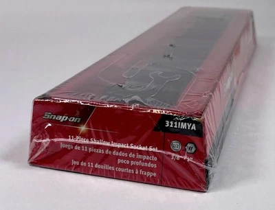 Snap-On 311IMYA 11pc 1/2"drv 6pt SAE Shallow Impact Socket Set 3/8-1" - Image 1 of 4