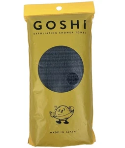 GOSHI Exfoliating Shower Towel 1 Count (Pack of 1) Grey - Picture 1 of 6