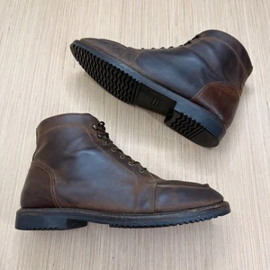 Vintage Cole Haan Country BRAUN LEDER Schnürstiefel Größe 12M Hergestellt in Brasilien EUC - Bild 1 von 10