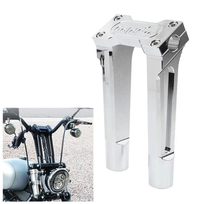8" Pullback Handlebar Risers Clamp For Harley Softail Sportster 1" Handlebar - Image 1 of 4