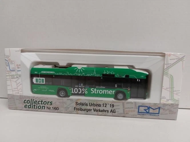 Rietze Stadtbus Solaris Urbino 12´19 electric Freiburger Verkehrs AG 76815 - Bild 1 von 1