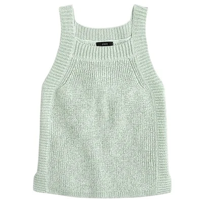 J. Crew Mint Green Sweater Tank Top Women’s Size XS Stretchy Cool Coastal  - Image 1 of 4